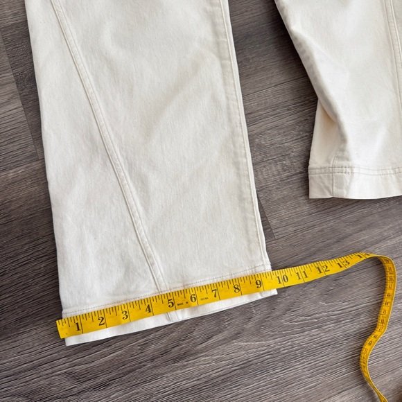 New Madewell The Perfect Vintage Wide Leg Jeans Vintage Canvas Cream size 25 - Picture 15 of 15